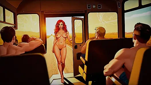 2069 The Bus NSFW Sex Fantasy Series Part 3