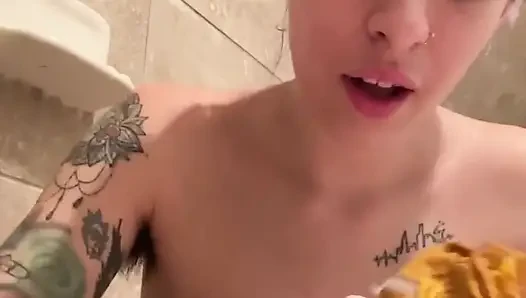 Hairy Pussy Panty Stuffing