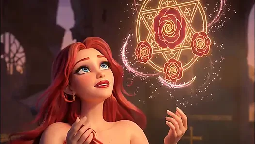 Liora Crimson The Crimson Veil Palace of Shadows Artistic Nude Puzzle Adventure