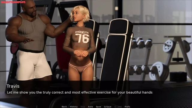 Watching His Hot Wife Fuck Her Trainer In The Gym, Hotwife Loves BBC So Much - Hotwife 27