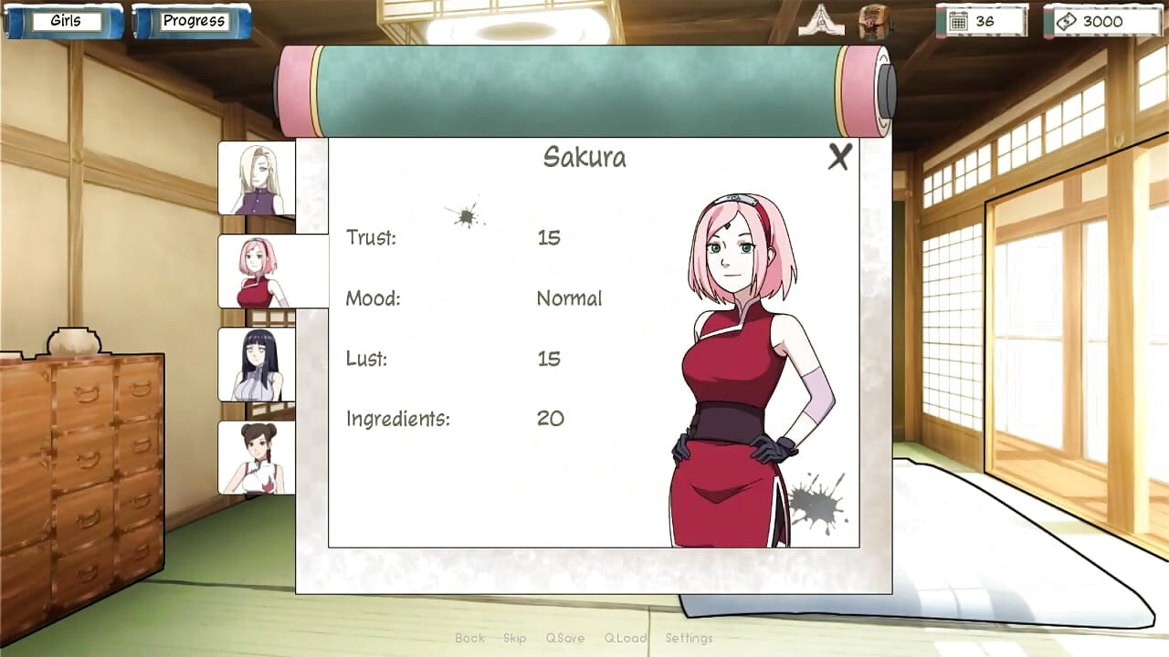 Naruto Hentai - Naruto Trainer v0.17.2 Část 71 Memoriál loveskysan69
