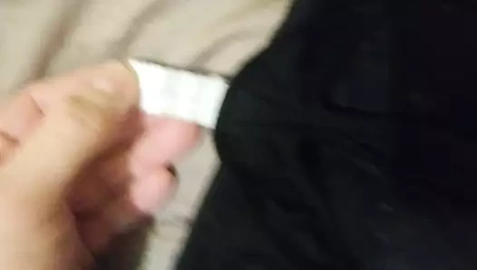 siyah fransız g-string külot inme