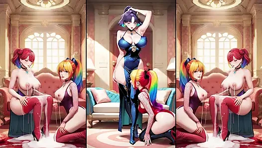 Hot Anime in hot boots