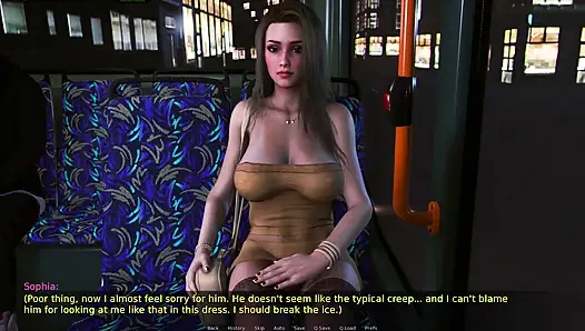 Awam Sophia Real Fuck Edition - Sophia’s Insane Lust - Fucking a Young Stranger on the Bus