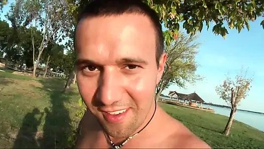 Hot Vacation Babes Wild Outdoor DP Fucking