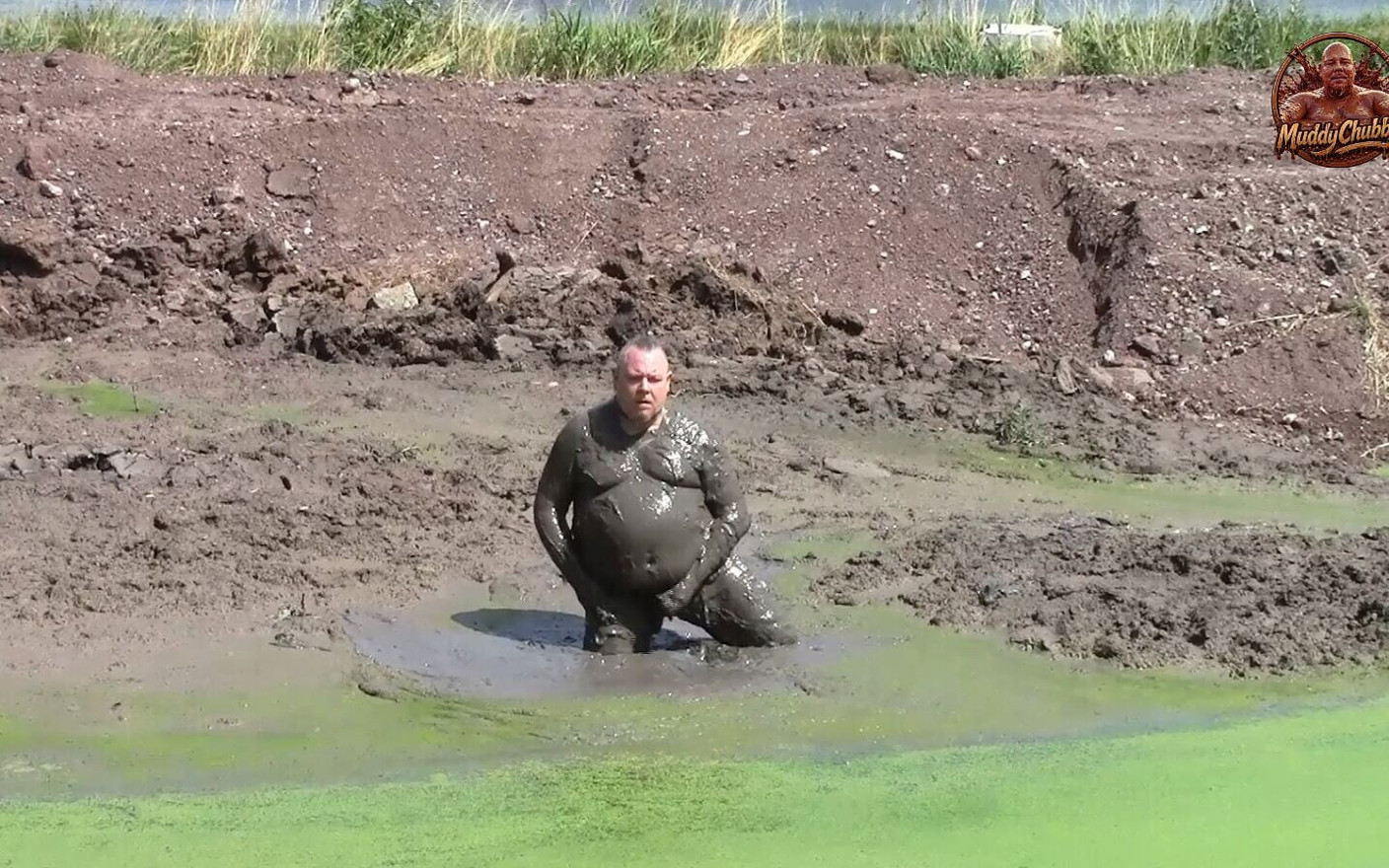 Mud Bath in Dark, Creamy Pond Mud