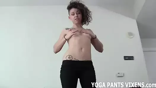 You can watch me do my yoga while you stroke your cock JOI