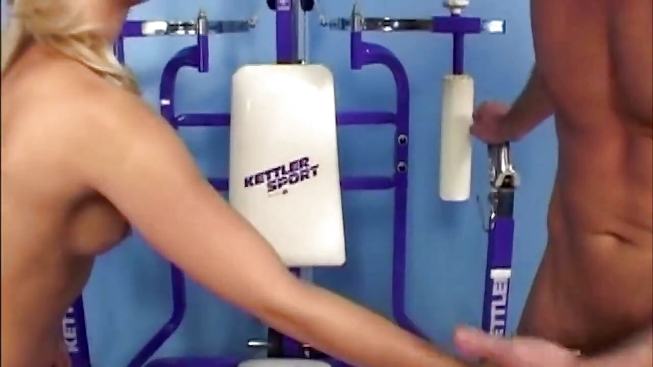 Blonde MILF Gets Pounded Hard by Gym Hunk