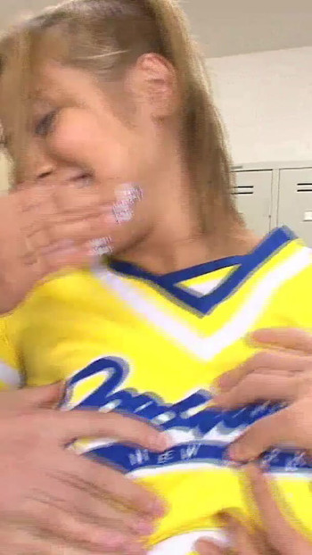 Memorable moment from "Japanese Teen Cheerleader fucks with almost the entire team in the dressing room. Hardcore Sex -"
