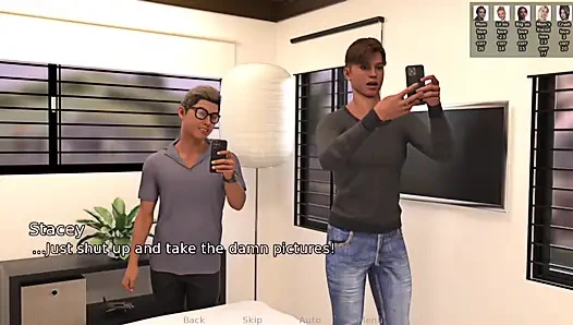 Üvey kız kardeş para için vitrin - zenci evi - e08