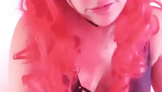 Rothaariger Dämon entleert deine seele mit Bubblegum - bunny Looner