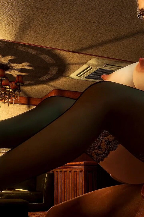 Hot Cougar Is Balancing on a Dick While She Gives a Foojob