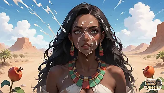 Experience Powerful Desert Oral Bang-out with Nude Black Queens in Outstanding Dark-hued XXX.