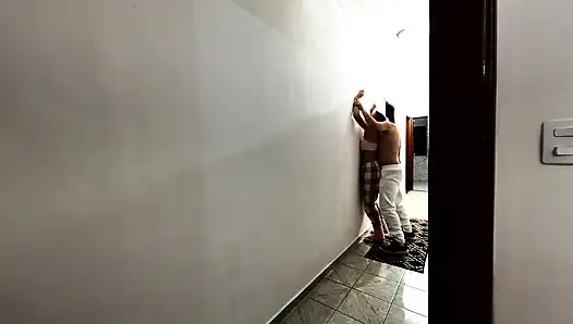 Dry humping with the hot stepdaughter in pajamas.