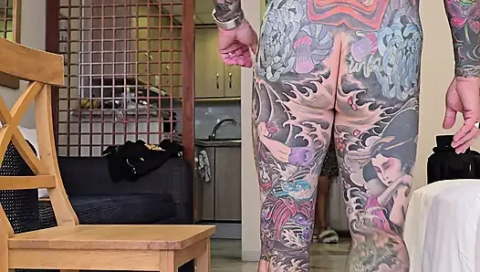 Spanking in the hotelroom