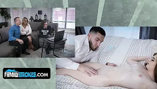 Sıkı üvey anneler Charley Hart ve pis zengin üvey kızlarının aşk hayatını kontrol ediyor