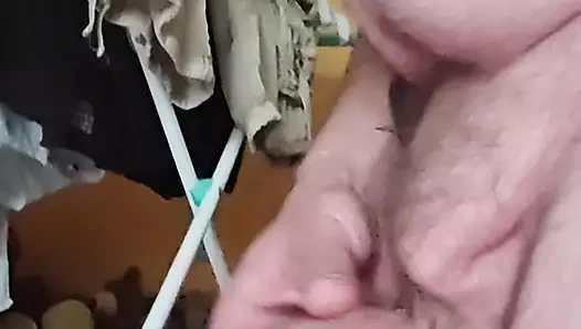 Çamaşır odasında çıplak