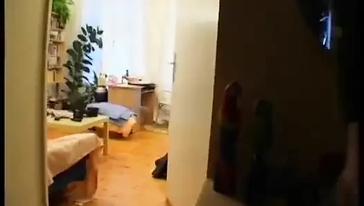 Blonde MILF slut riding dick
