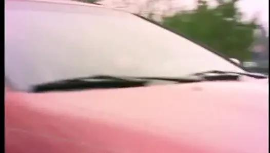 Cowboy licks ice cream off blonde slut's tits then she blows him