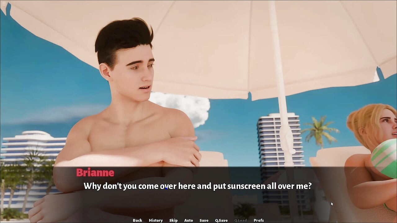 Stepson Massaging His Stepmom Big Boobs In Beach Then She Jerking His Big Cock