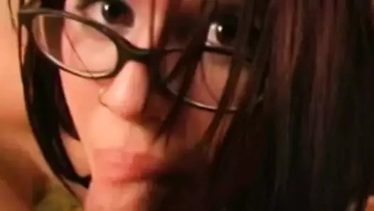 Eva Angelina With Glasses Blowjob