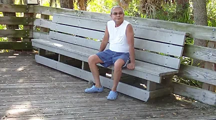 Gordito se la mete a abuelo en publico