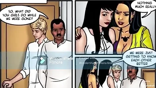 Savita bhabhi aur annie ki gaand faad chudai.