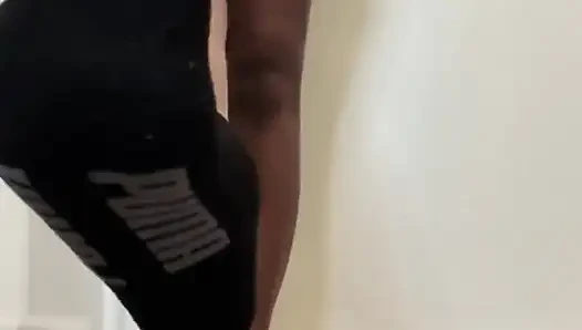 Striptease Stimulation meines kitzlers mit zauberstab, vibrator squirtet orgasmen