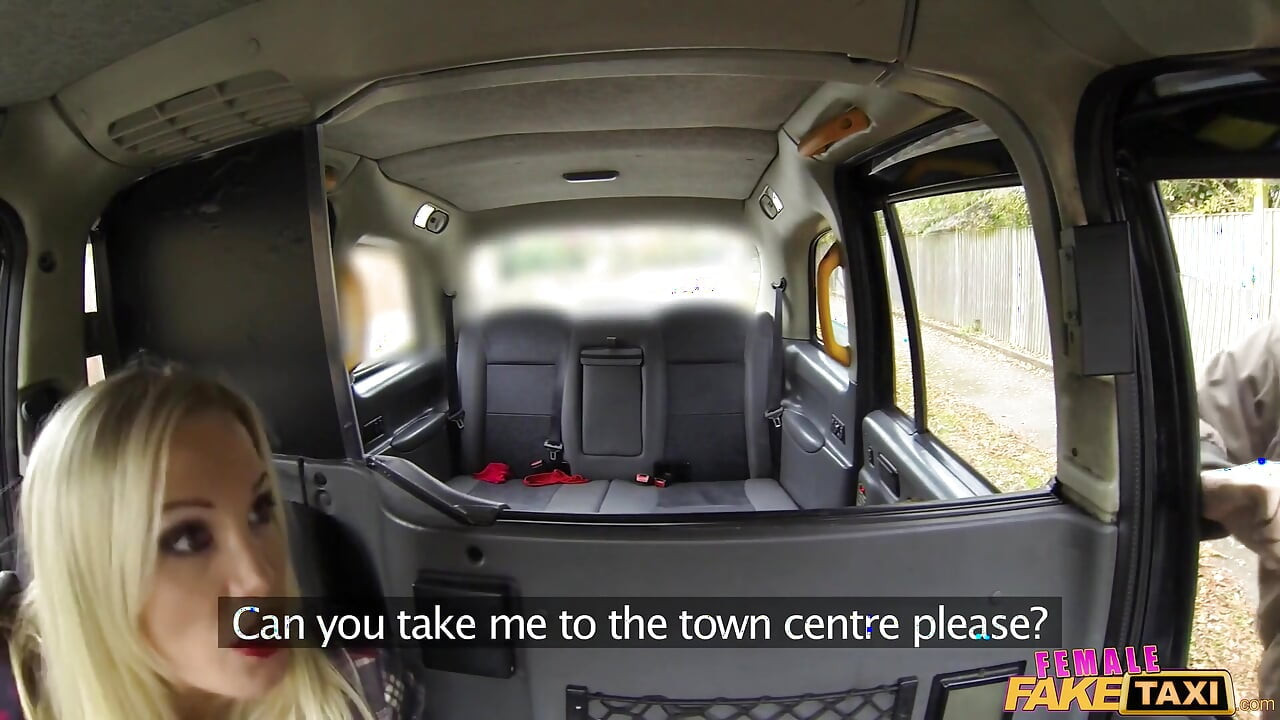 Female Fake Taxi - Female Taxi Driver Trades a Free Ride for a Massive Cop Cock Worshipping Session