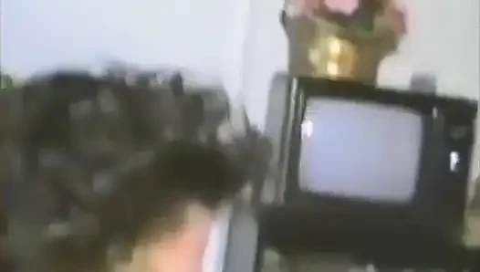 Two Vintage Lesbians Get It on with Tongues and Dildos