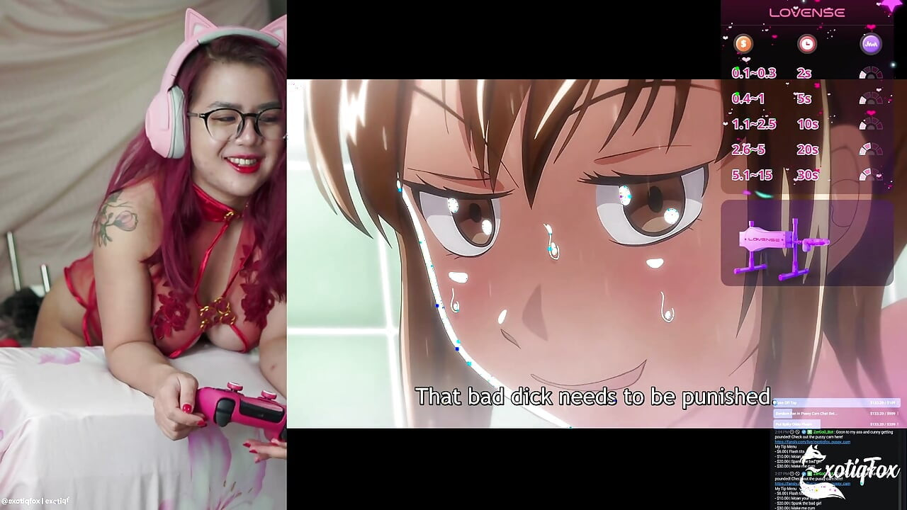 I CANT STOP MOANING WHILE WATCHING JOSHI LUCK HENTAI ON MY FUCK MACHINE