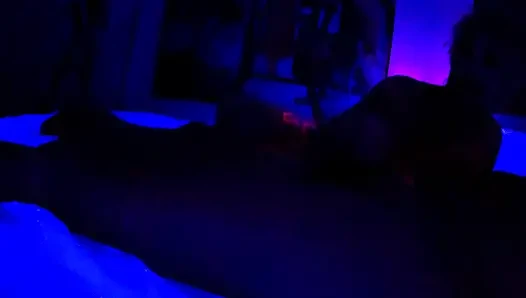 Two lighting experiments - One with Ultraviolet, The Other With an LED Strip