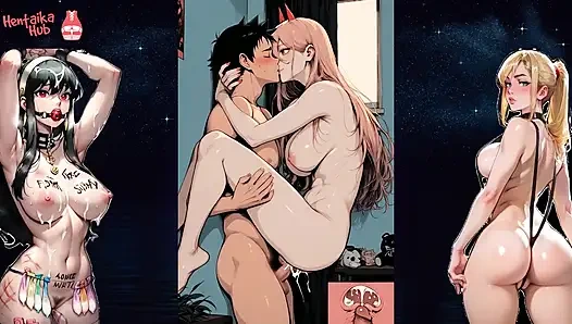 Seksi kaltak power ile 2 boyutlu hentai. her zaman iş yerine herkesi sikmeye hazır.