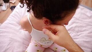 Shy Stepdaughter Getting Bred Deeply in Missionary