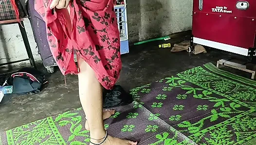 Double dildo in ass to fuck big ass Hindi audio doggy style anal