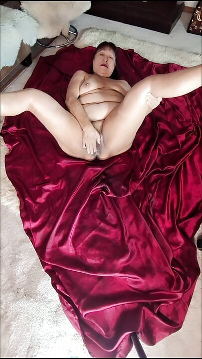 Fantasizing That You Are Fucking My Granny Hairy Pussy and Playing with My Butt Hole.