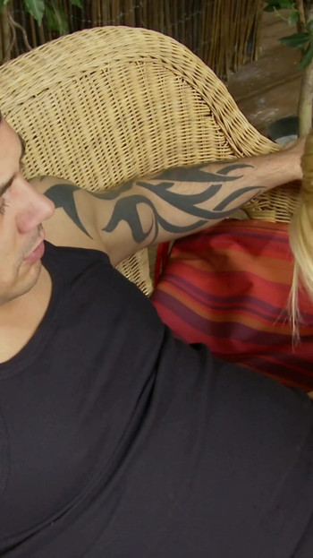 Jaw-dropping moment from "Blonde Milf mit riesen Titten und gepiercter muschi fickt amateur hart im freien"