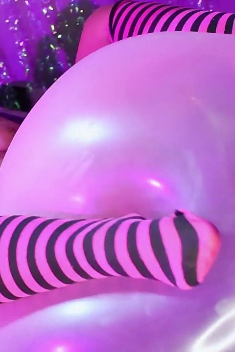 Ride and Try to Pop My Wubble Ball Naked - Round 2 - Bunny Looner