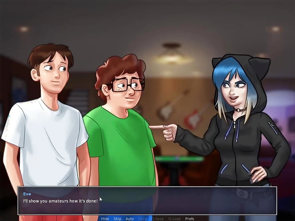 Summertime Saga Miss Dewitt & Helan & Eve Animation Collection osa 11: Alaston seksipelien pelaaminen