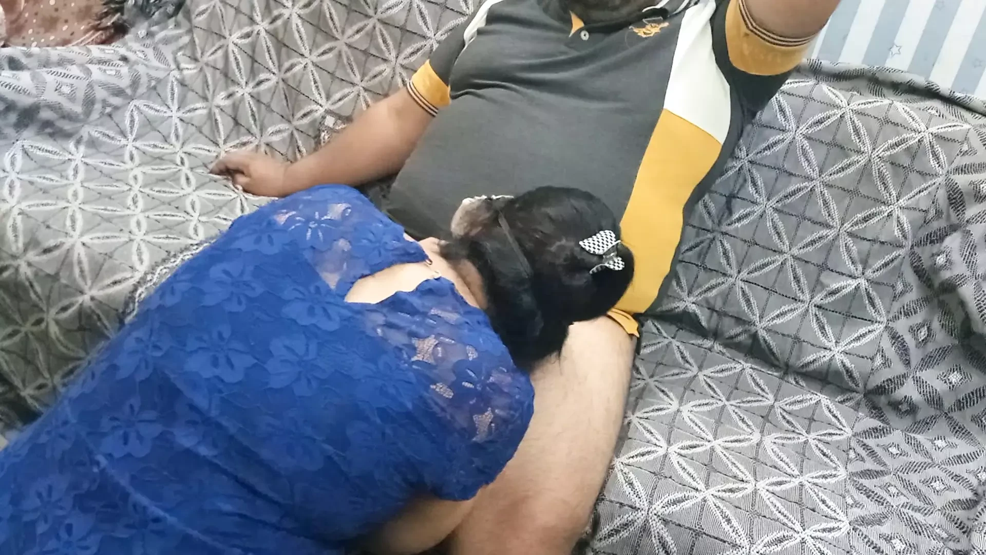 Malayali nurse massage a big cock  happy ending handjob (big cumshot)