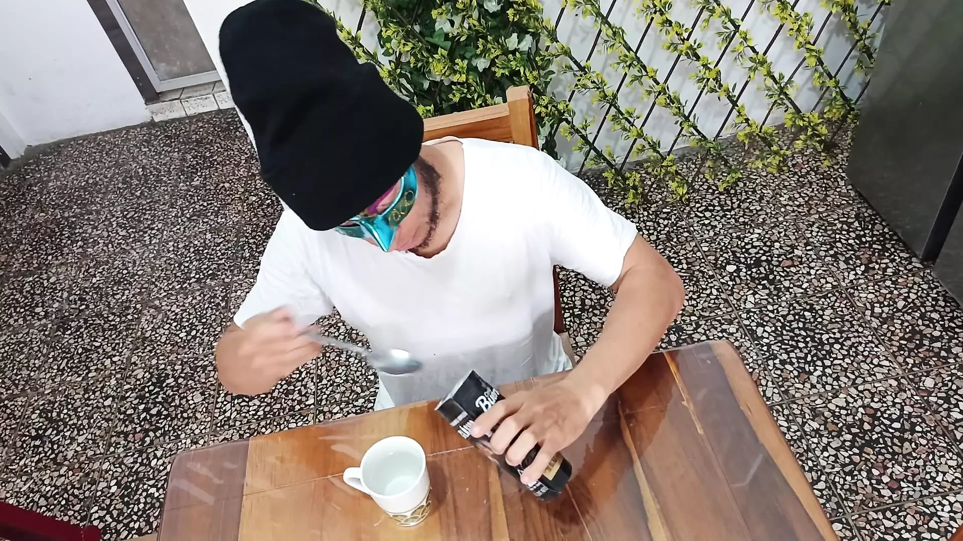 Fucking my white neighbor - stepbrother finds me giving her cock
