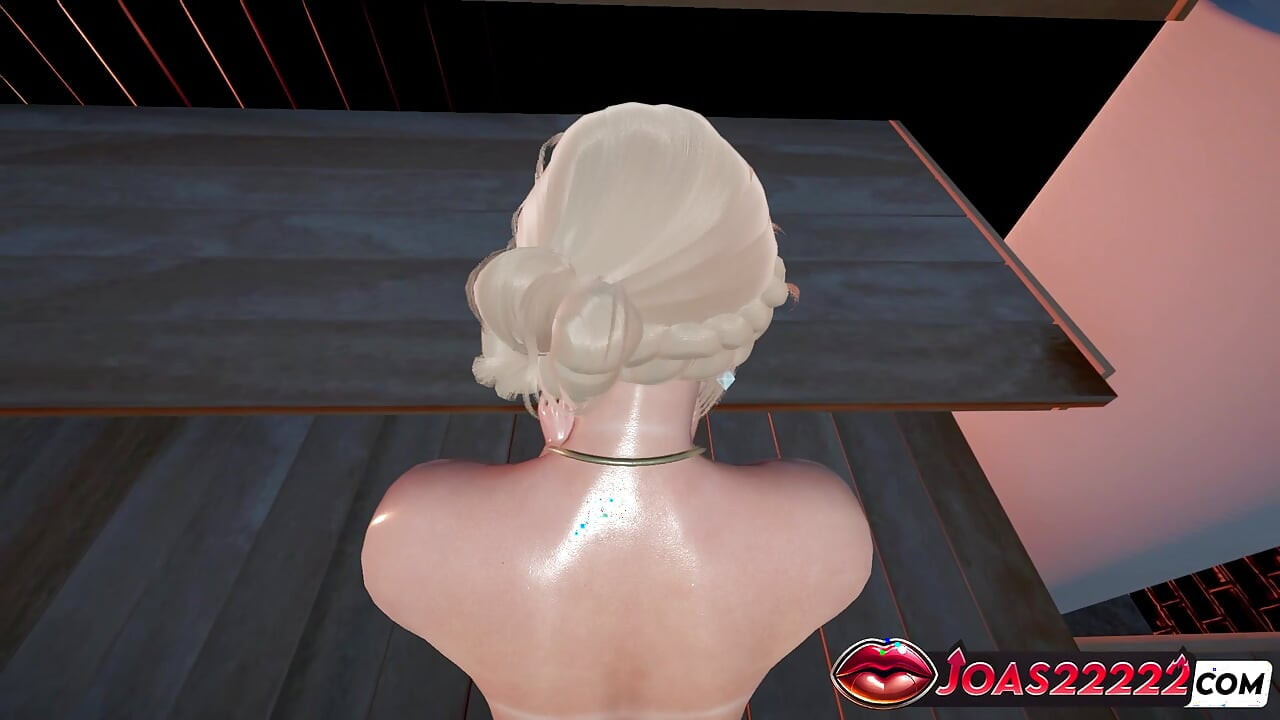 Amber Blonde Lifting 3D Hentai - POV misszionárius, fordított emelés és anális kutyapózos creampie