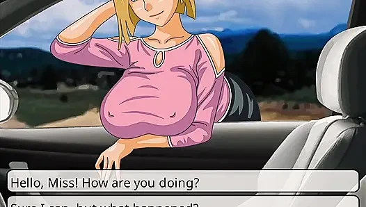 Скачка на машине, часть-01, геймплей с сексуальной девушкой