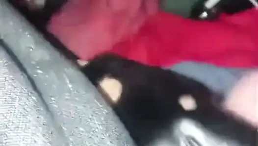 We almost got caught, jerking off in public!