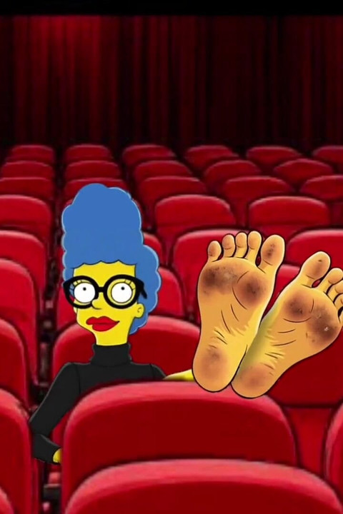 Tarantino Parody. Once Upon Time a... Housewife Mrs Sinpsom Teases with Dirty Feet. Cartoon Foot Fetish