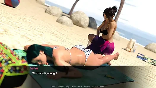 Ashe Cum Over Her Maths Teacher Leone Pussy in The Beach Bathroom