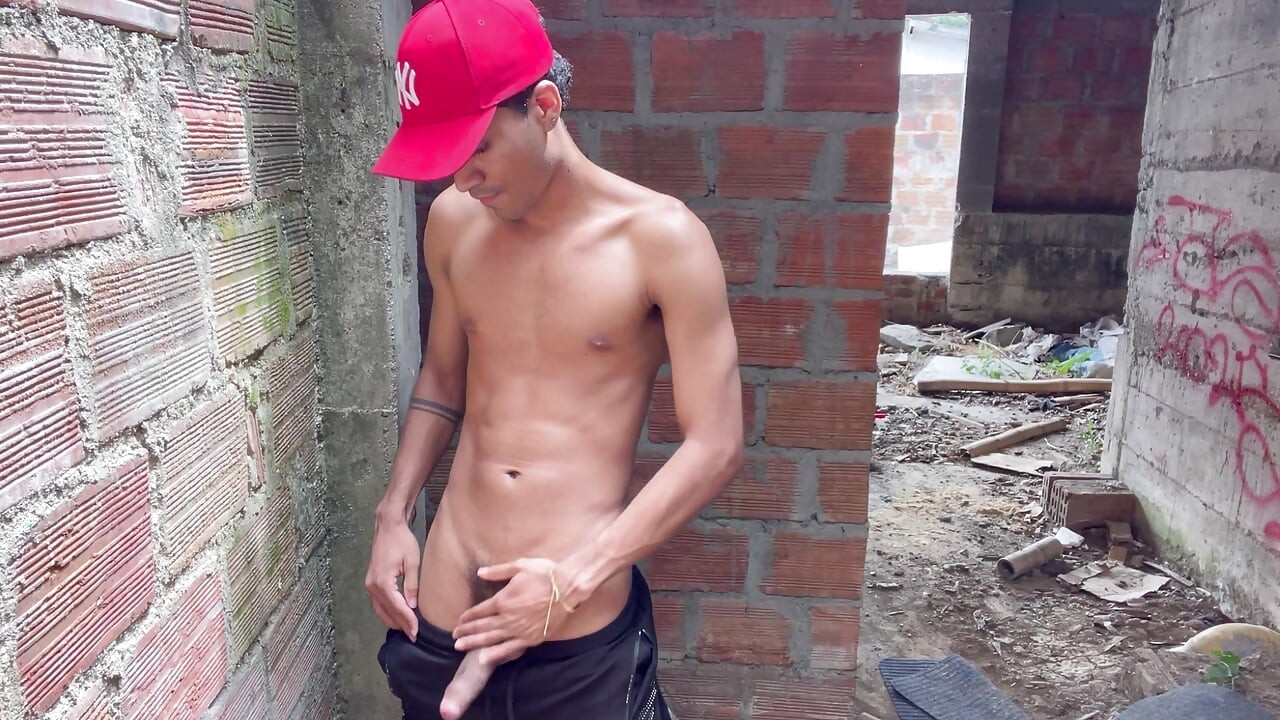 masturbation at abandoned home after urinating