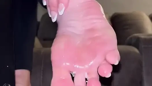 Coconut Oil Foot Worship by Ivys Feet