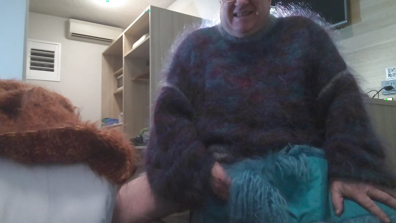 Mohair masturbation
