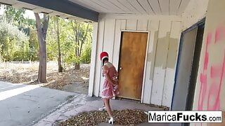 Marica Hase the house jacker gets some BBC from Chris Cock!